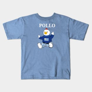 Pollo bear de Uruguay Kids T-Shirt